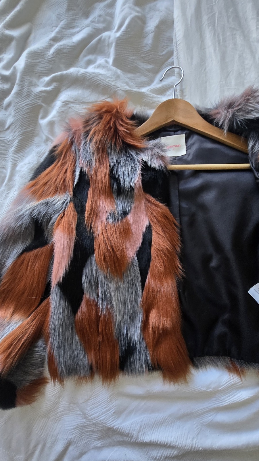 Faux Fur Jacket size 10 (brand new)