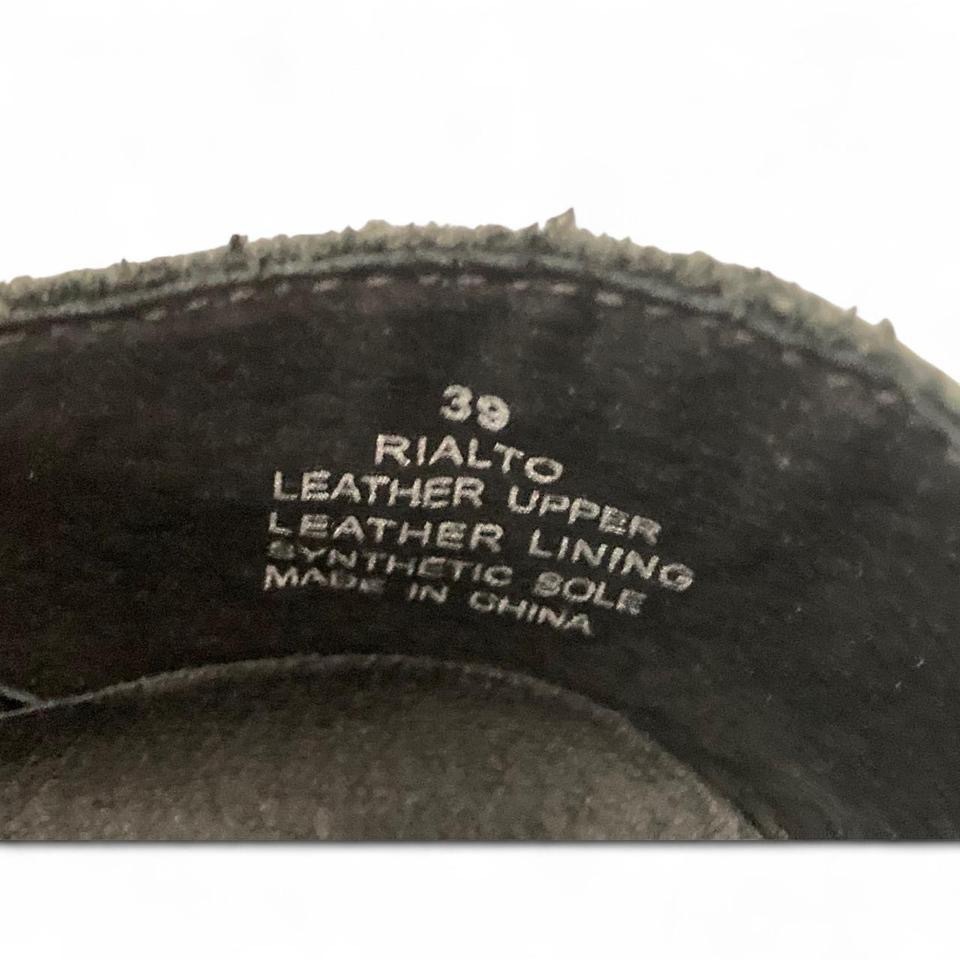  “RIALTO” BLACK LEATHER SNEAKER