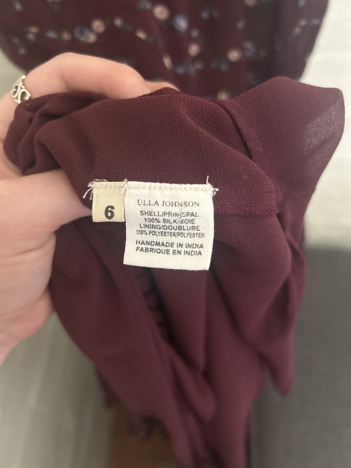 Ulla Johnson Silk midi dress