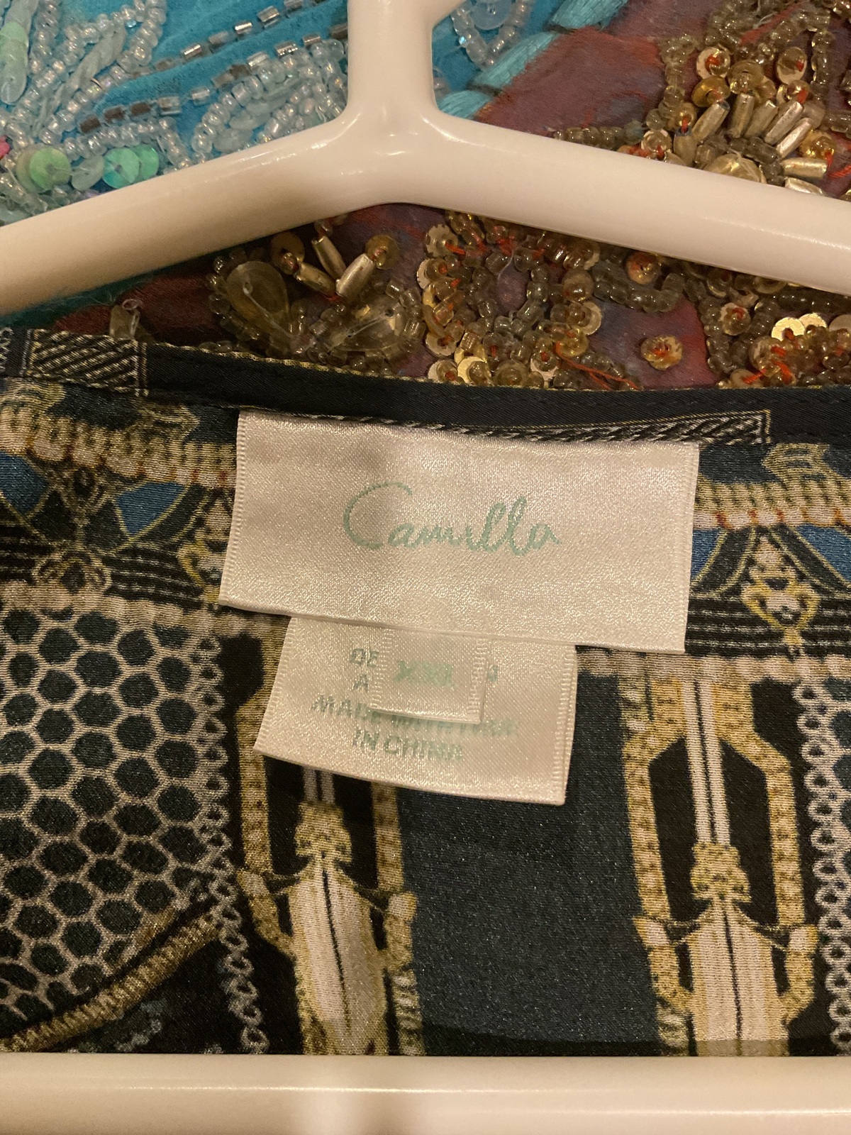 Art Deco style column dress