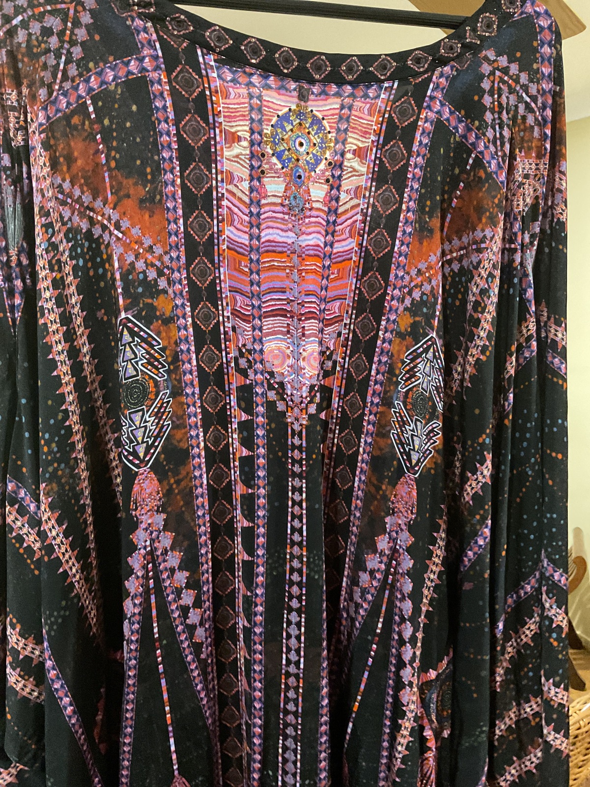 Bat wing kaftan