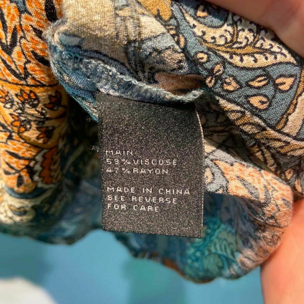 Floral Print High Neck Long Sleeve Office Blouse Top RRP$169