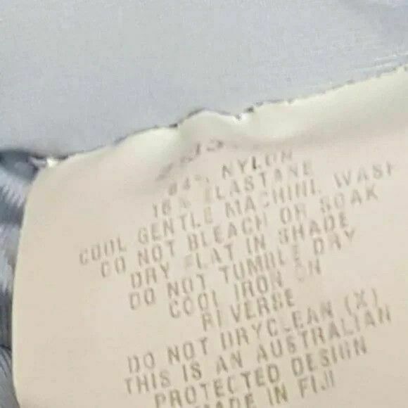 Carlo Ice Blue Fitted Bodycon Slip Midi Dress NWOT