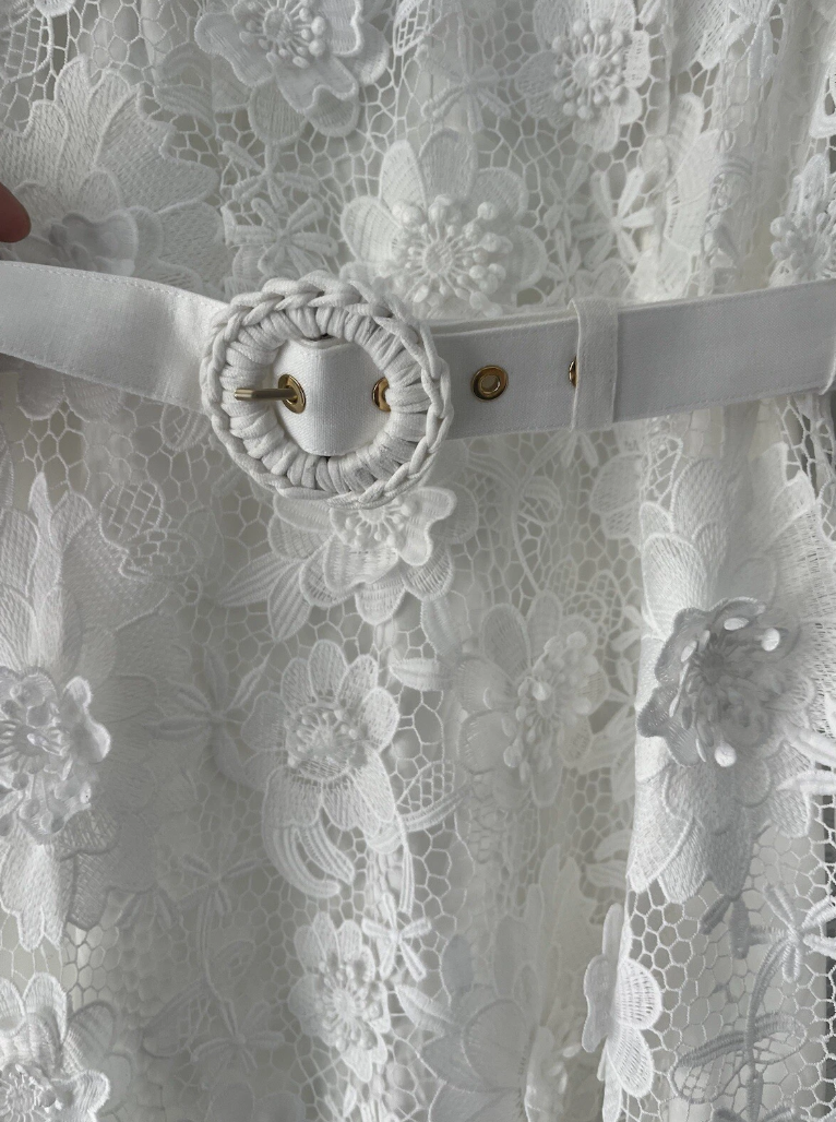 HALLIDAY LACE FLOWER DRESS SIZE 0/AU8/US4