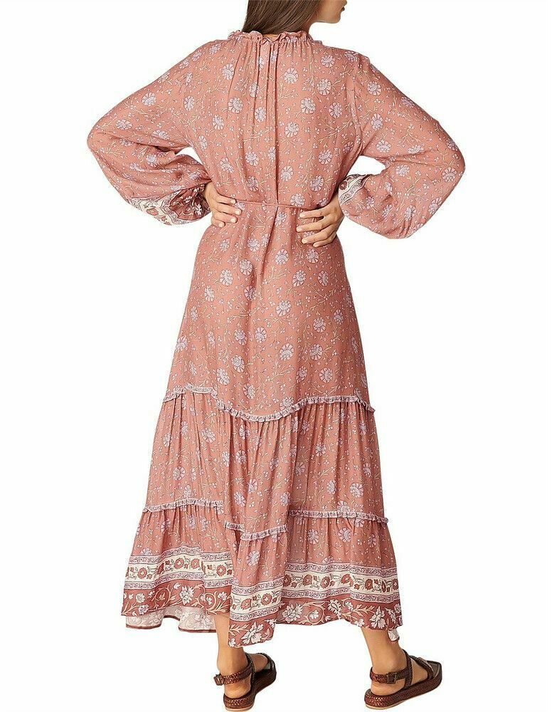 Aurora Leona Long Sleeve Maxi Dress NWT RRP$349