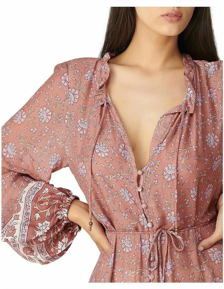 Aurora Leona Long Sleeve Maxi Dress NWT RRP$349