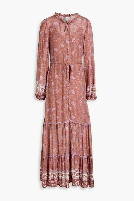 Aurora Leona Long Sleeve Maxi Dress NWT RRP$349