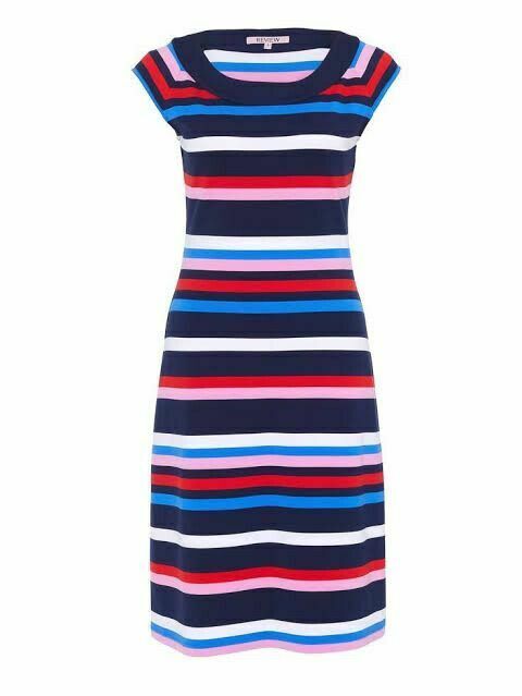 Parisian Stripe Ponte Dress