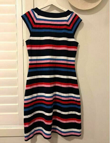Parisian Stripe Ponte Dress