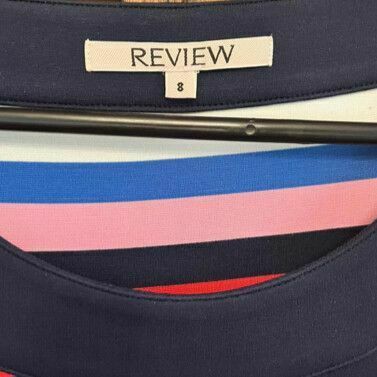 Parisian Stripe Ponte Dress