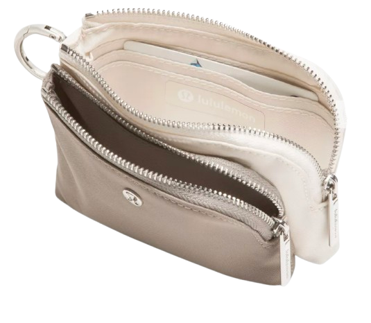 Double Zip Clippable Card Pouch