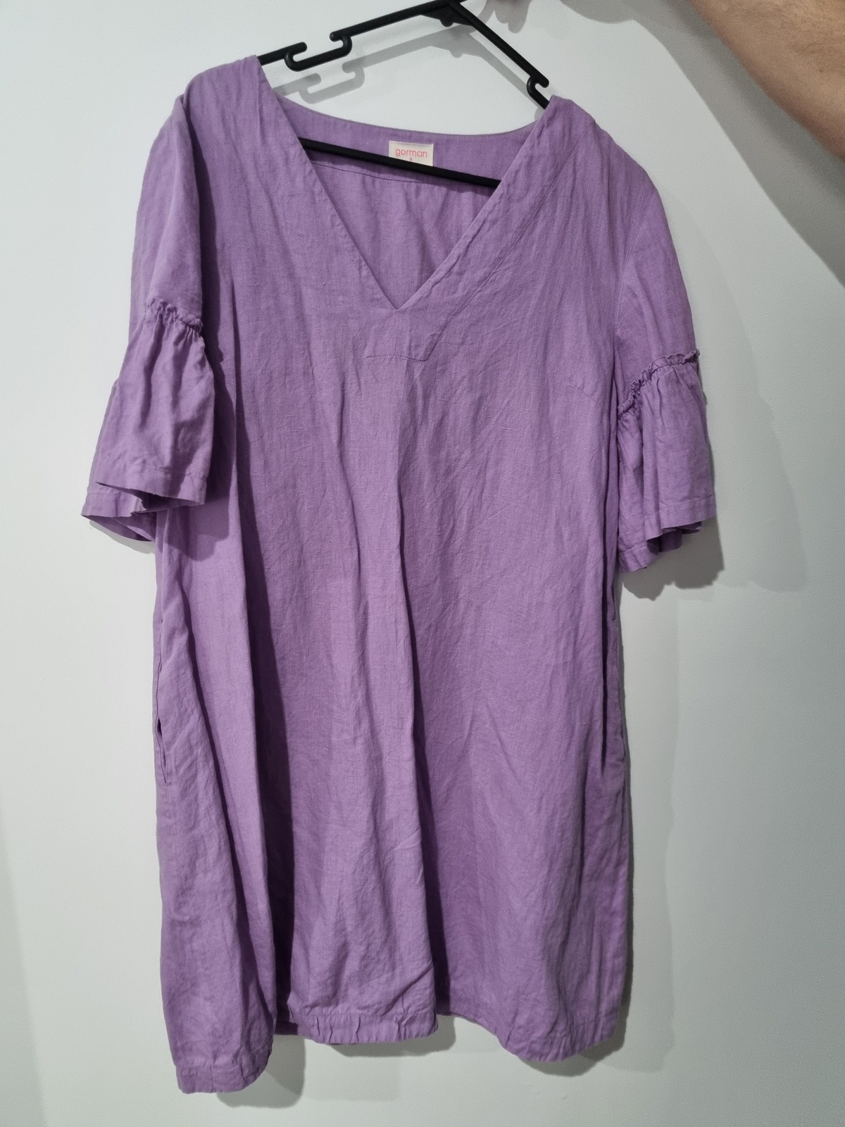 Smock dress with pockets