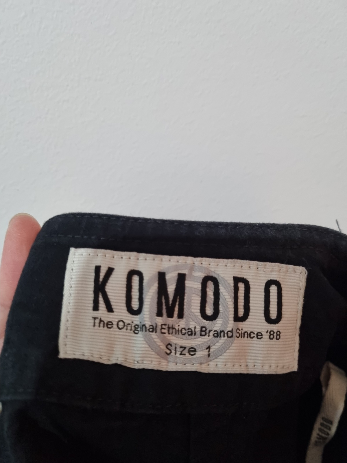 brand black cargo skirt