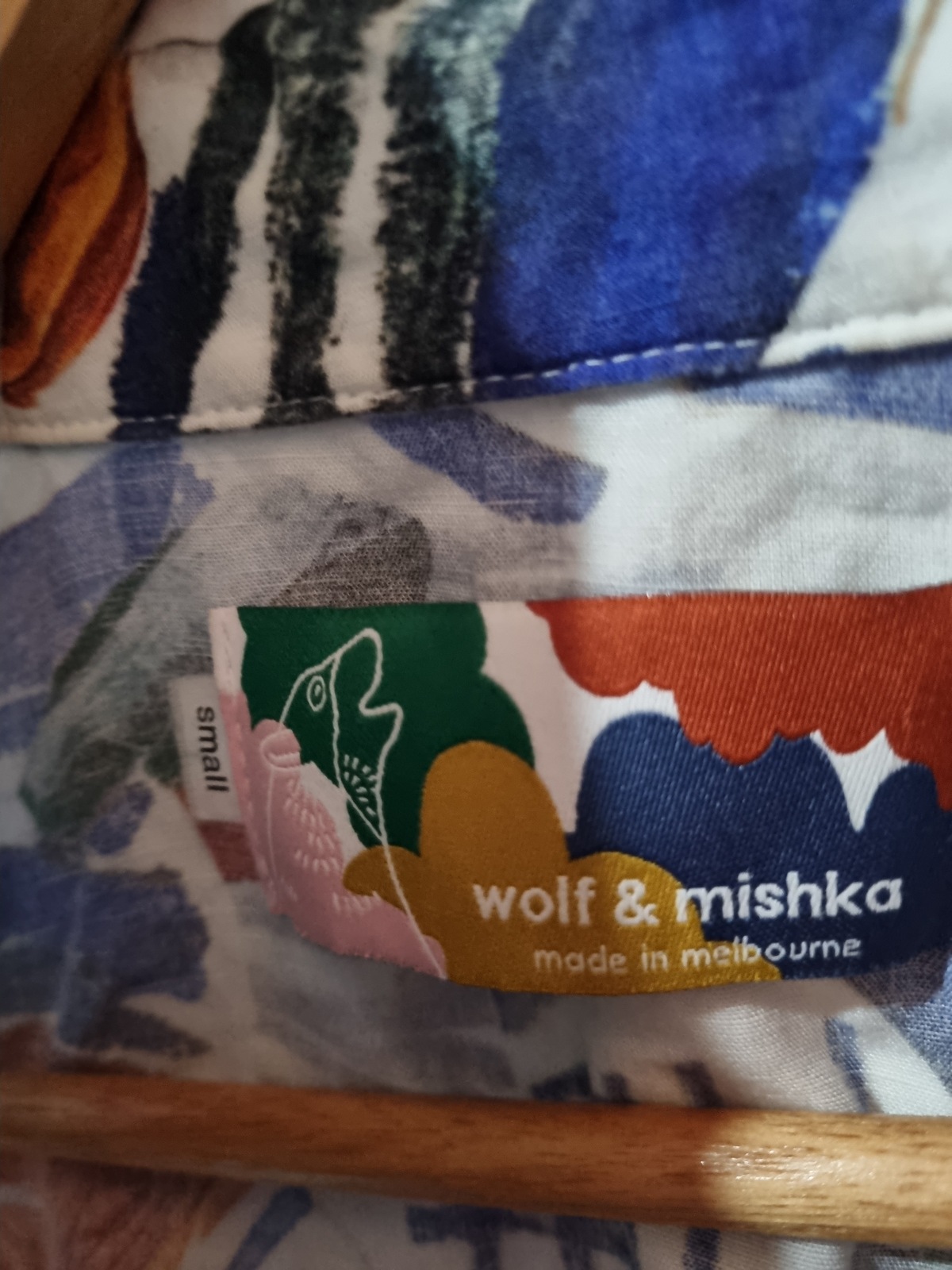 Edie shirt dress in Carnivale print