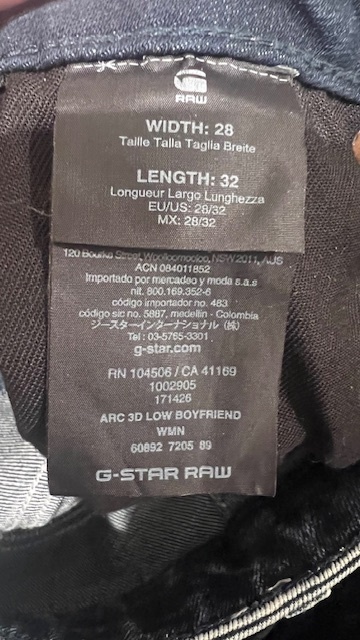 Denim Arc 3D Boyfriend Jeans