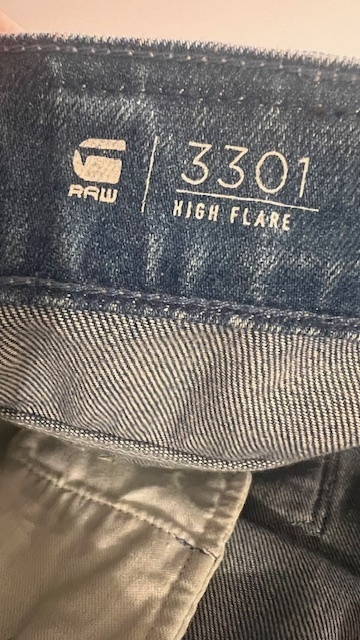 High Flare washed blue (sz 30/about 12)