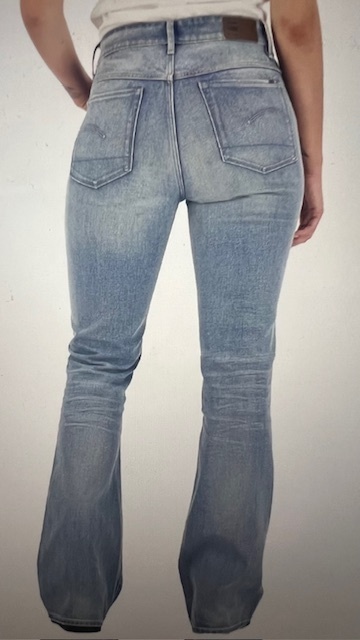 High Flare washed blue (sz 30/about 12)