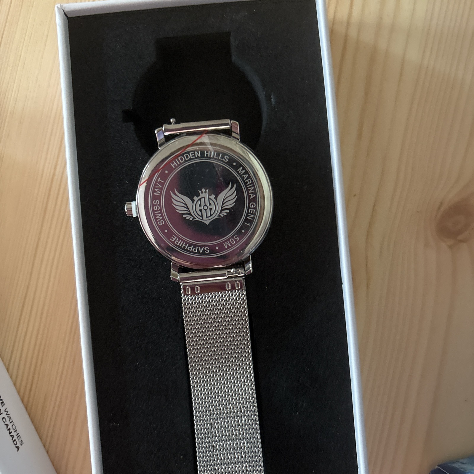 Turquoise Dial Watch – Silver Mesh Band (Brand New)