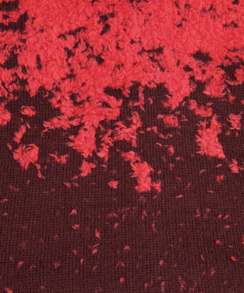 Ombre Knit Textured Turtleneck