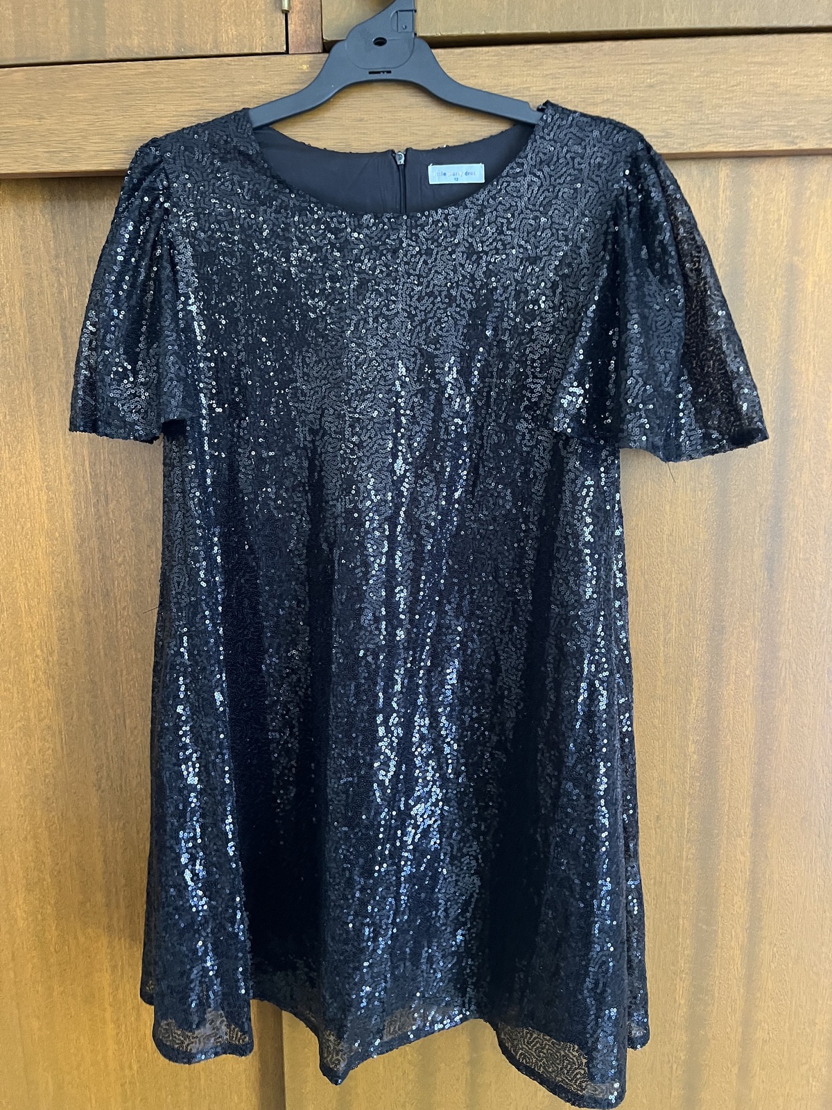 Taylor Black Sequin Dress
