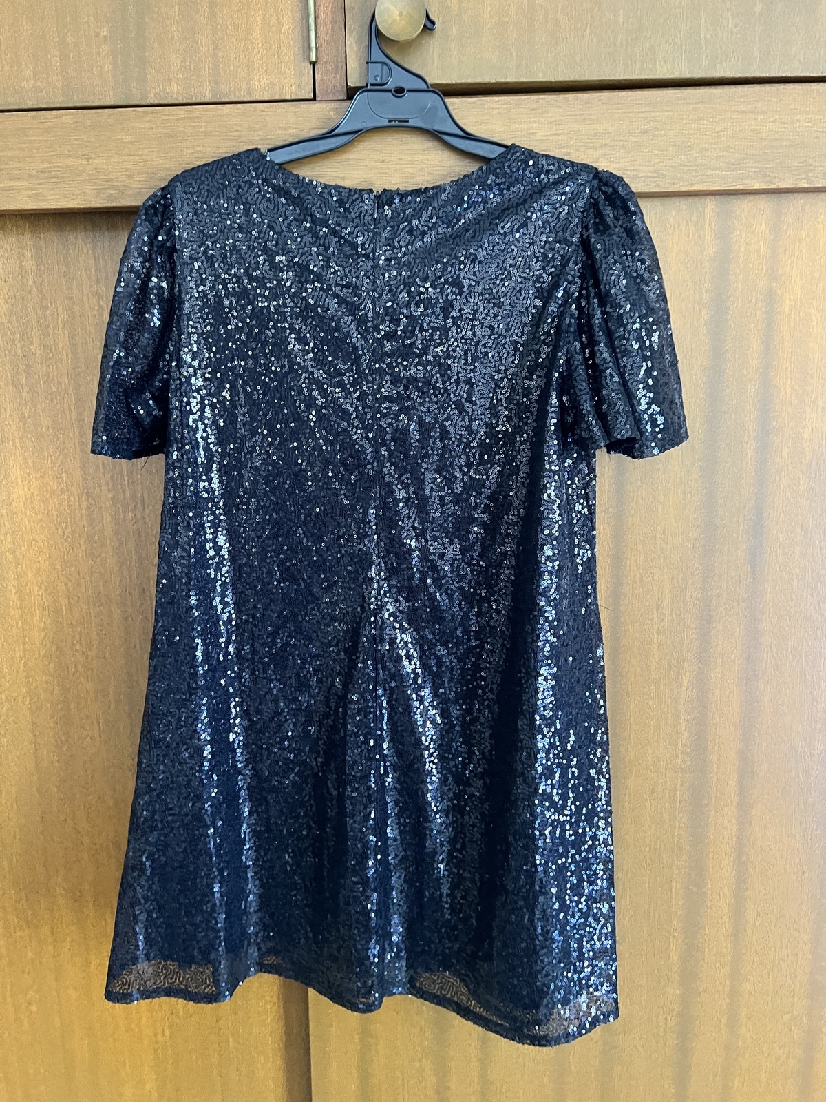 Taylor Black Sequin Dress
