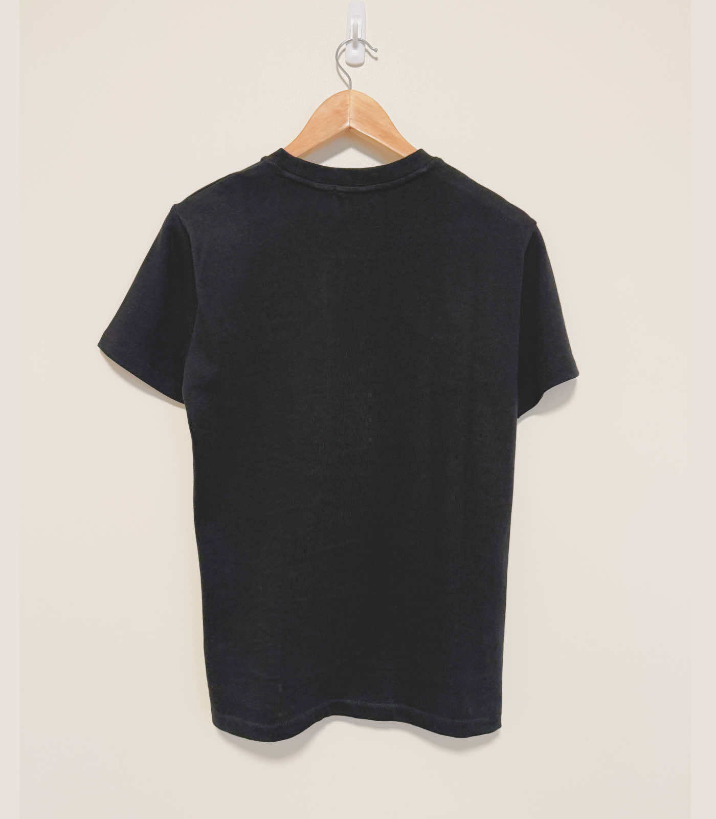  Heavyweight Jersey T-Shirt - Small, Black, Custom Fit