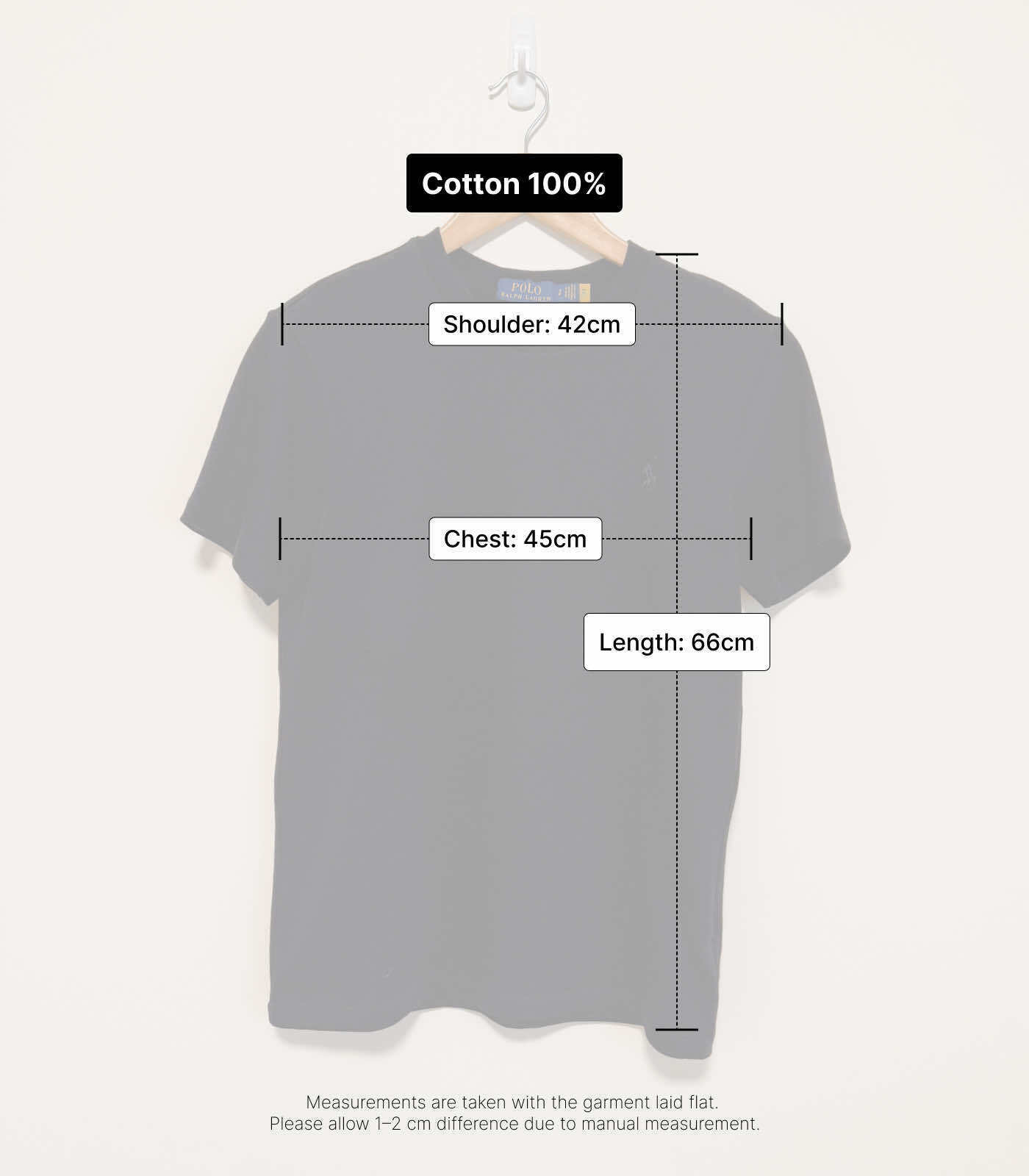  Heavyweight Jersey T-Shirt - Small, Black, Custom Fit