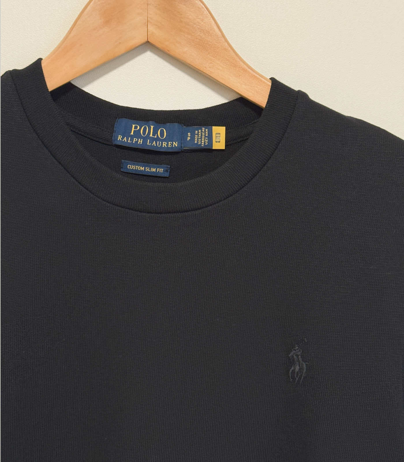  Heavyweight Jersey T-Shirt - Small, Black, Custom Fit