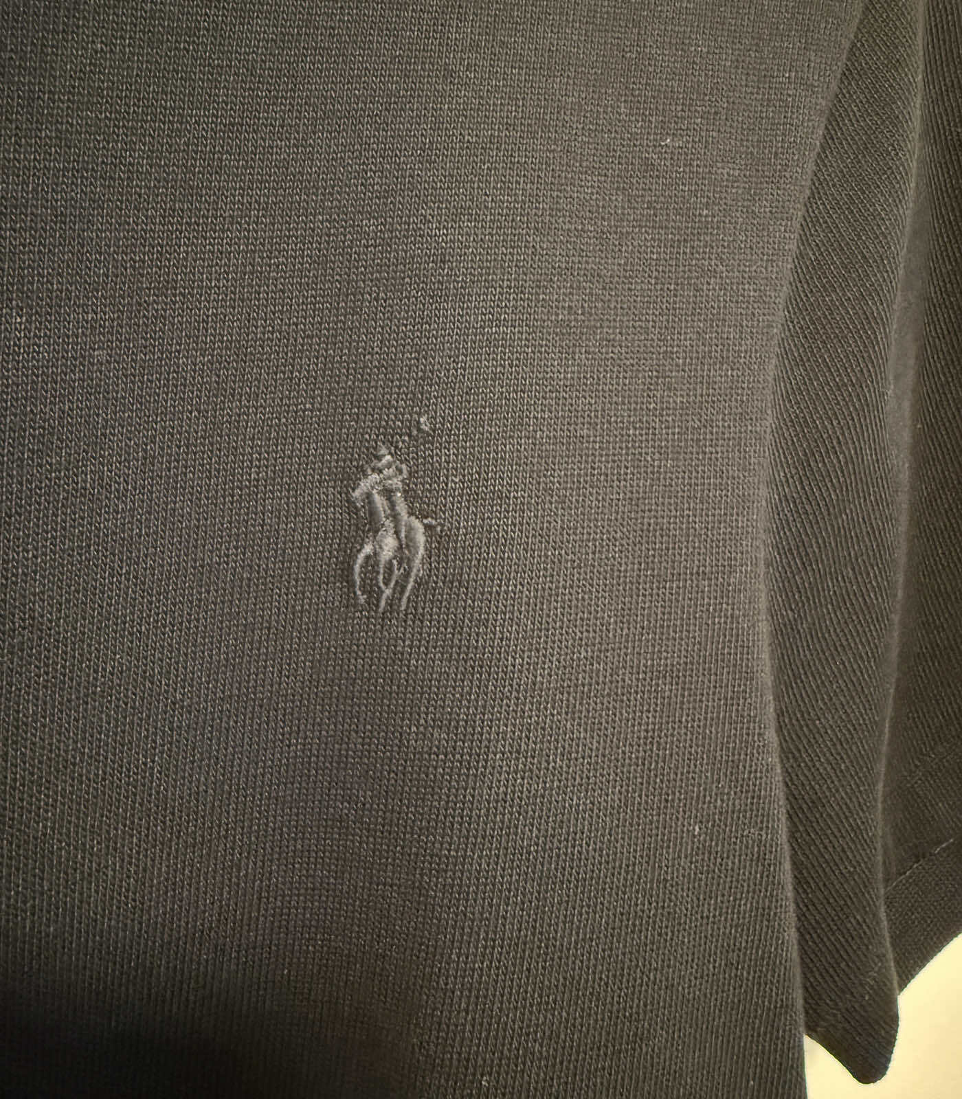  Heavyweight Jersey T-Shirt - Small, Black, Custom Fit