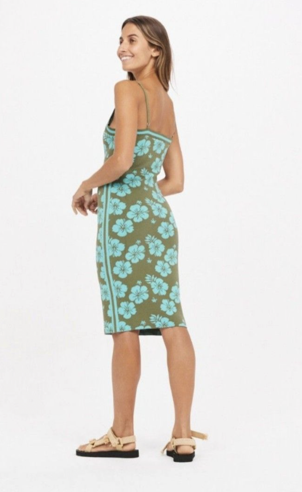 ALOHA LILI DRESS - AGAVE [USW422120]