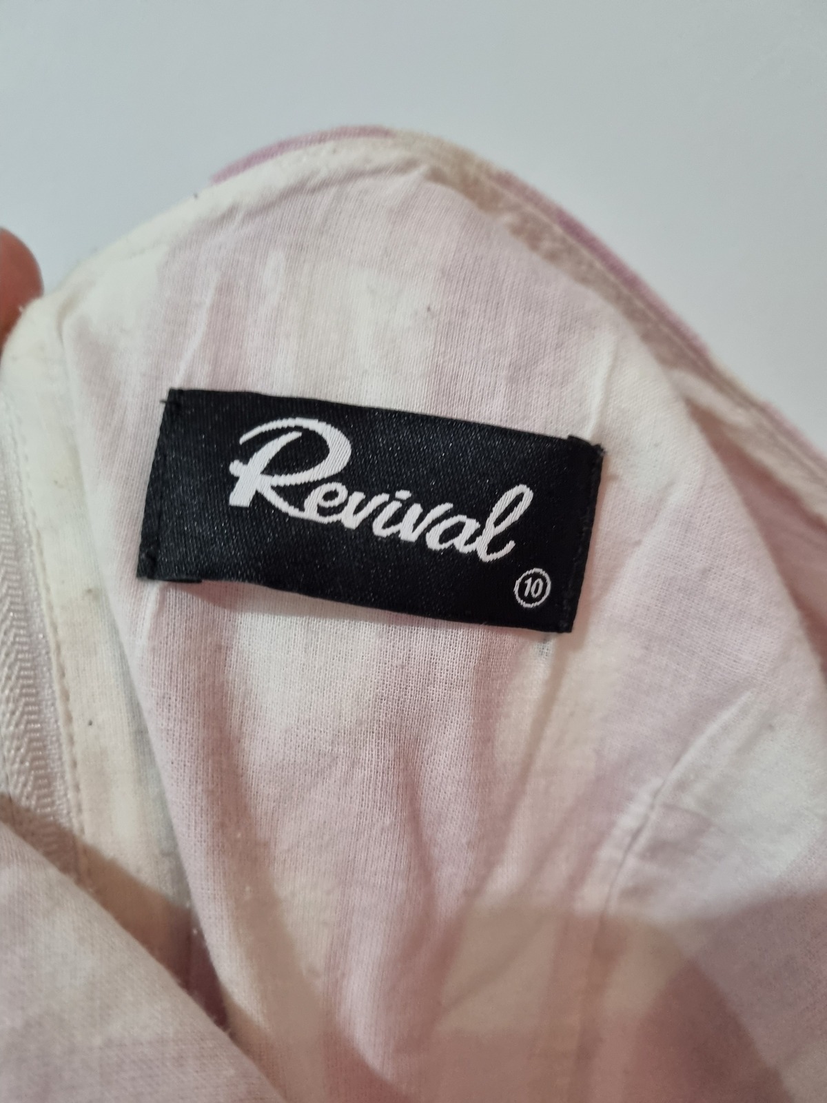 Pink gingham midi dress