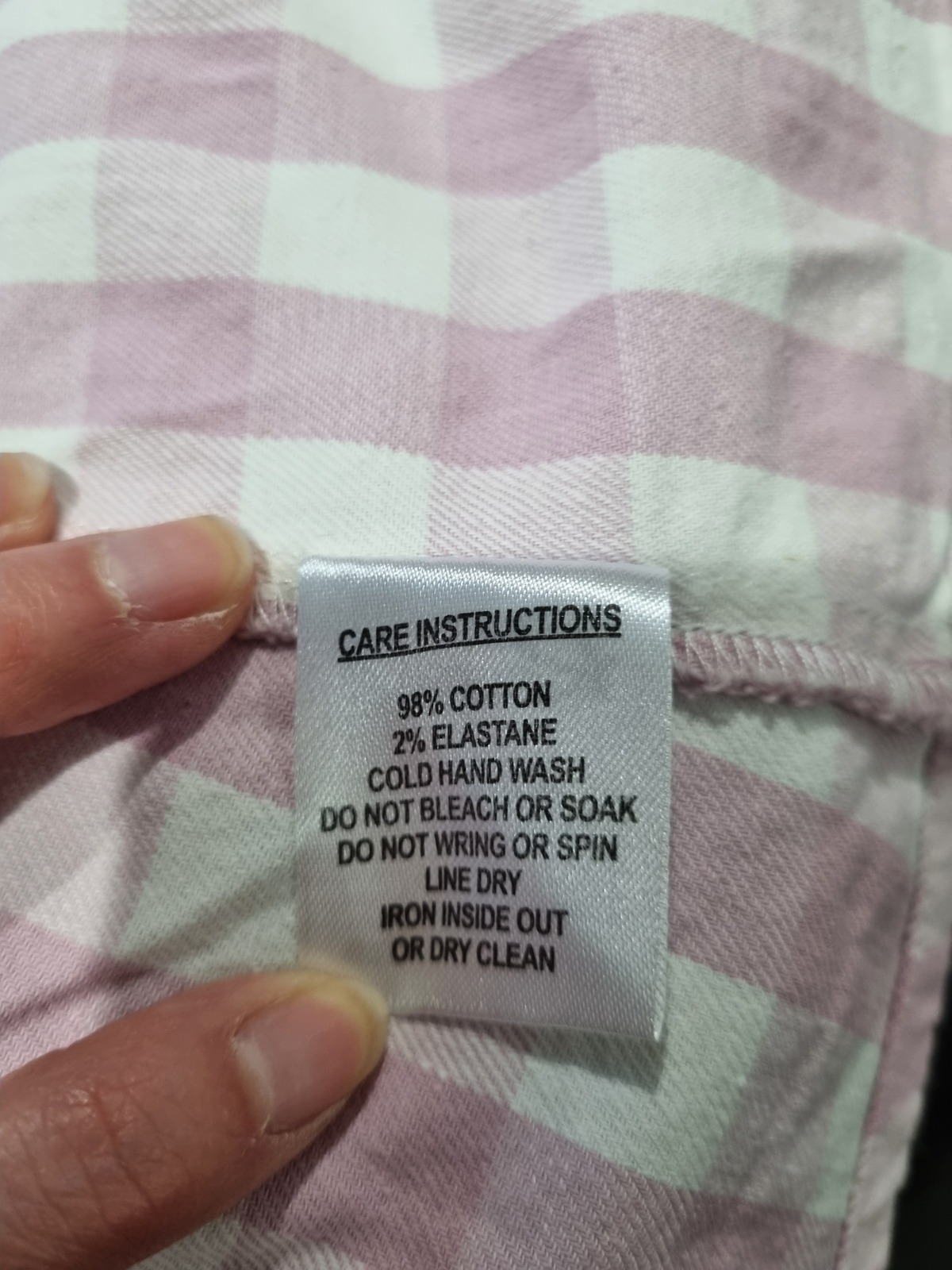 Pink gingham midi dress