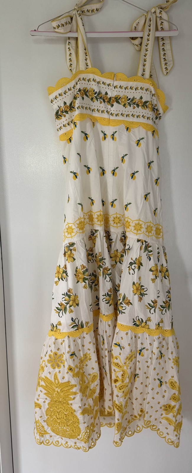 Sicily Richelieu Midi Dress size S 