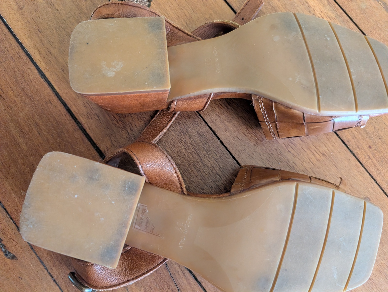 Sandal Tan size 37 Leather 