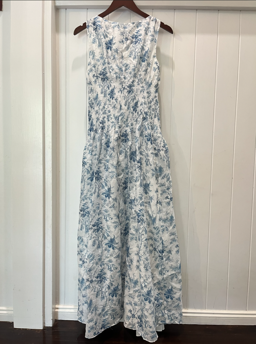 Clementine Dress Blue Floral Size 1