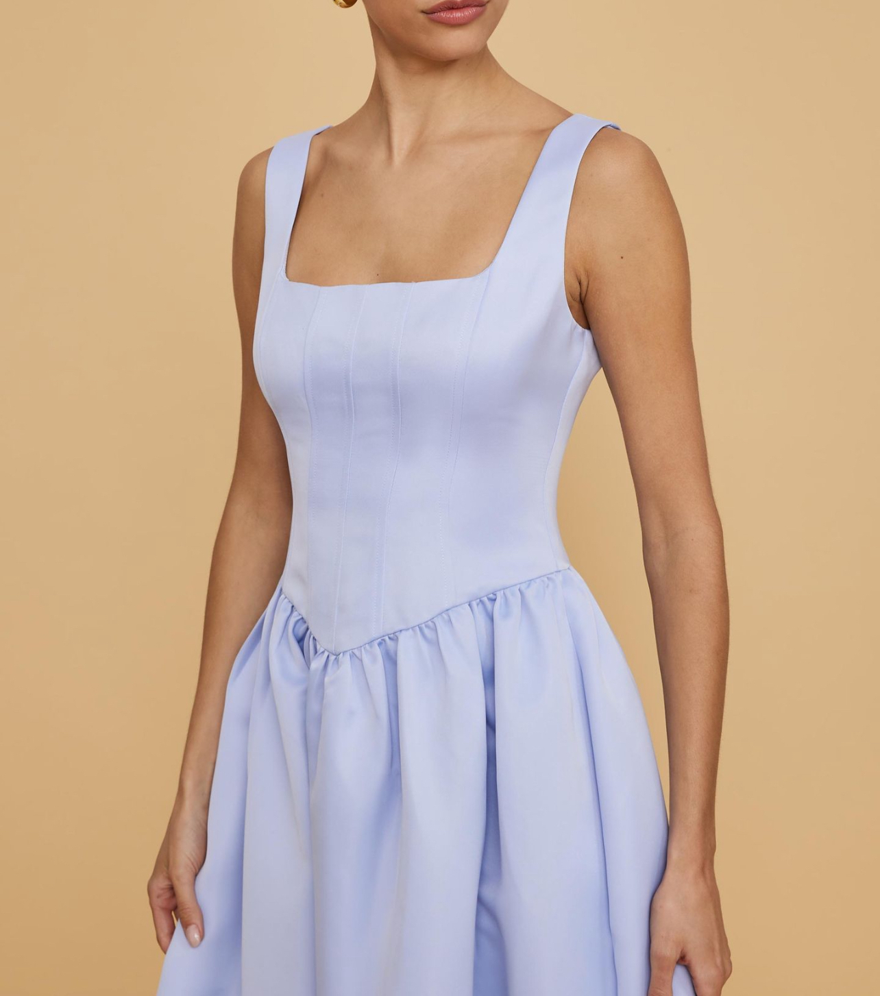 Elanora Midi Dress (Baby Blue)
