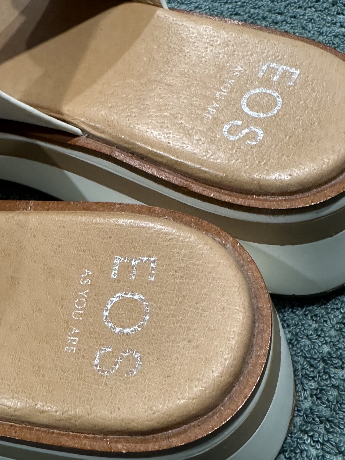 SPORTEZ WHITE LEATHER SANDALS 