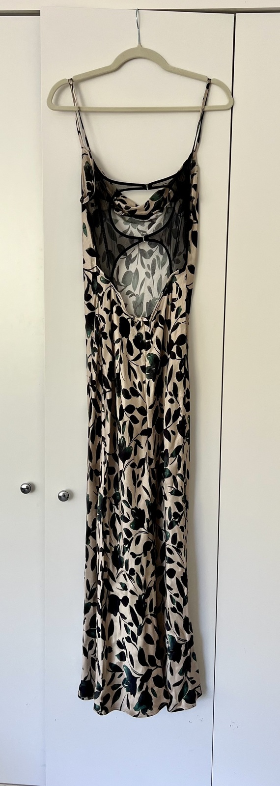 silhouette vine maxi dress