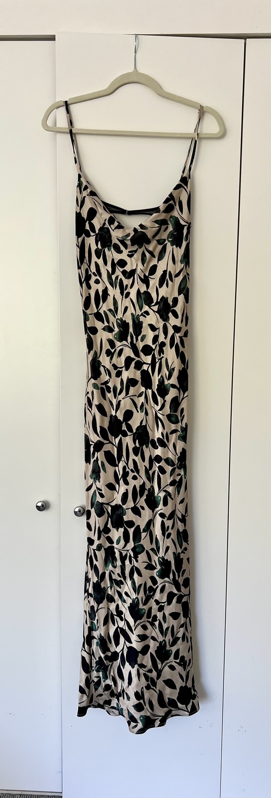 silhouette vine maxi dress