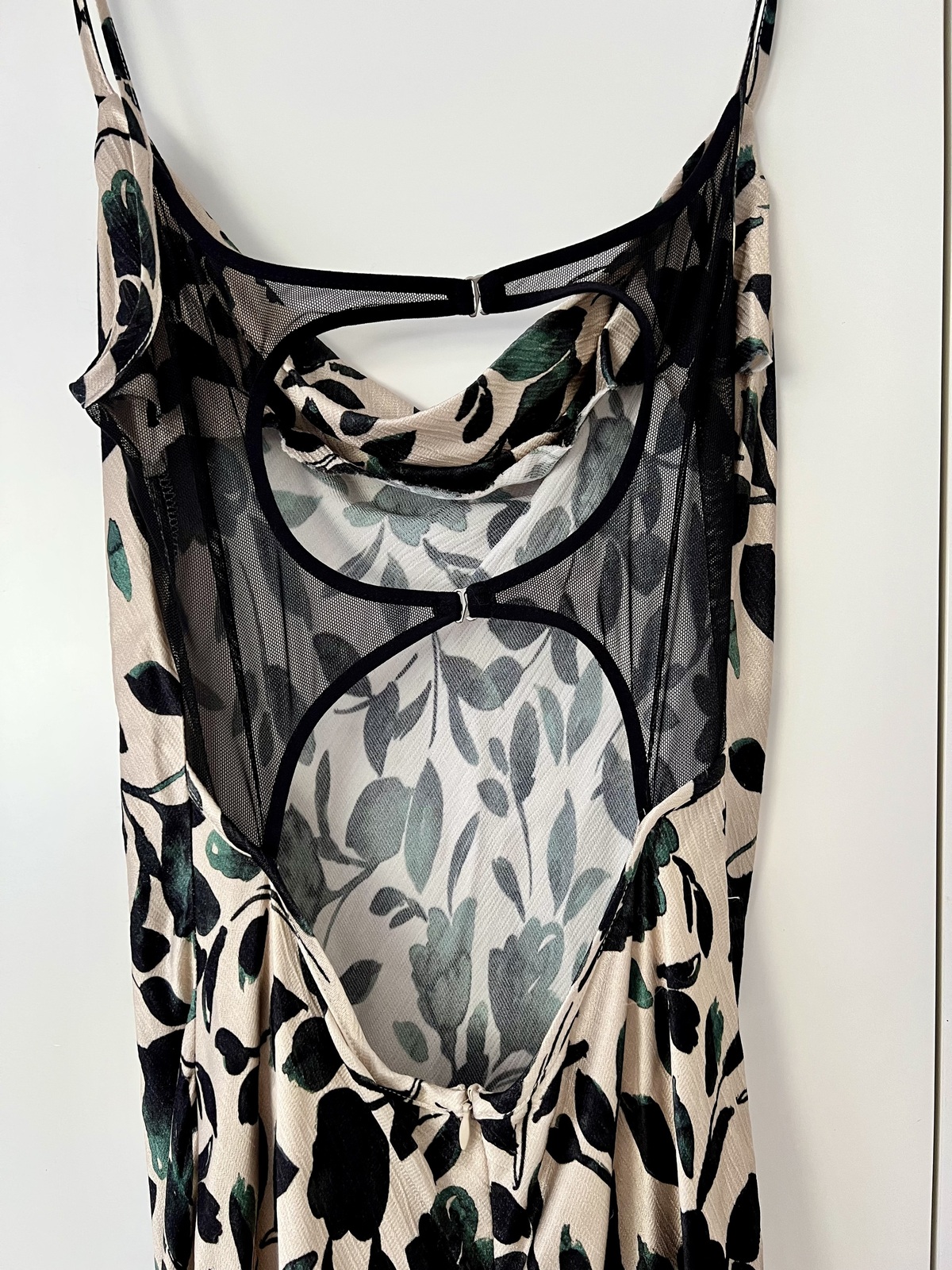 silhouette vine maxi dress