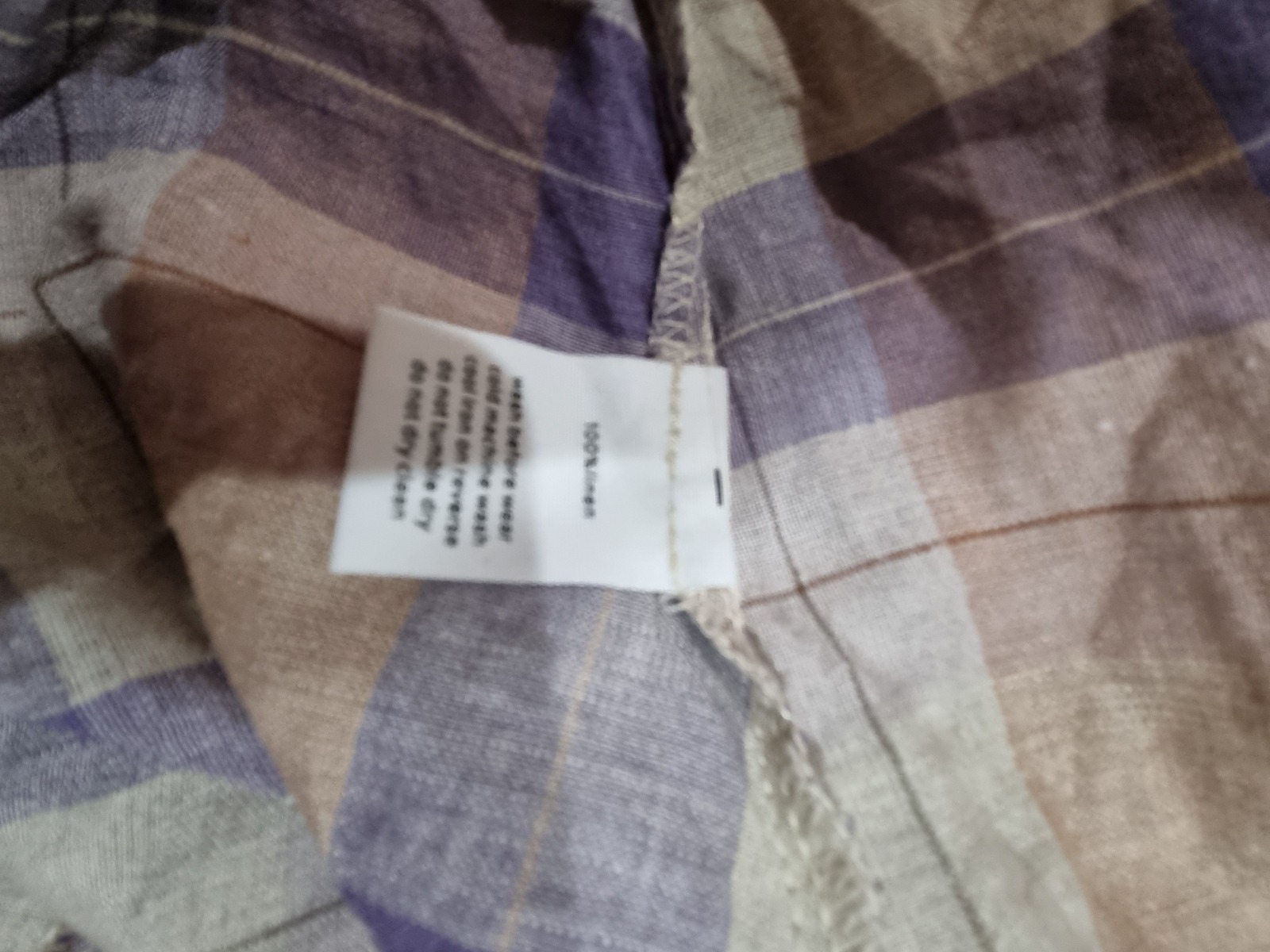 Purple gingham midi dress