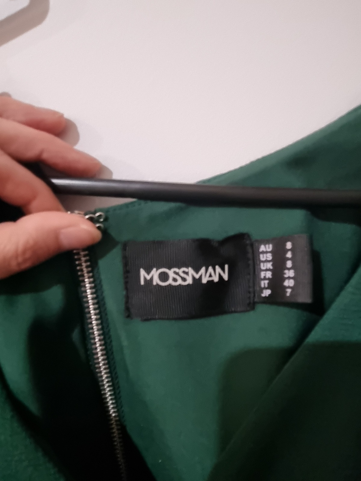 Short green cocktail dress