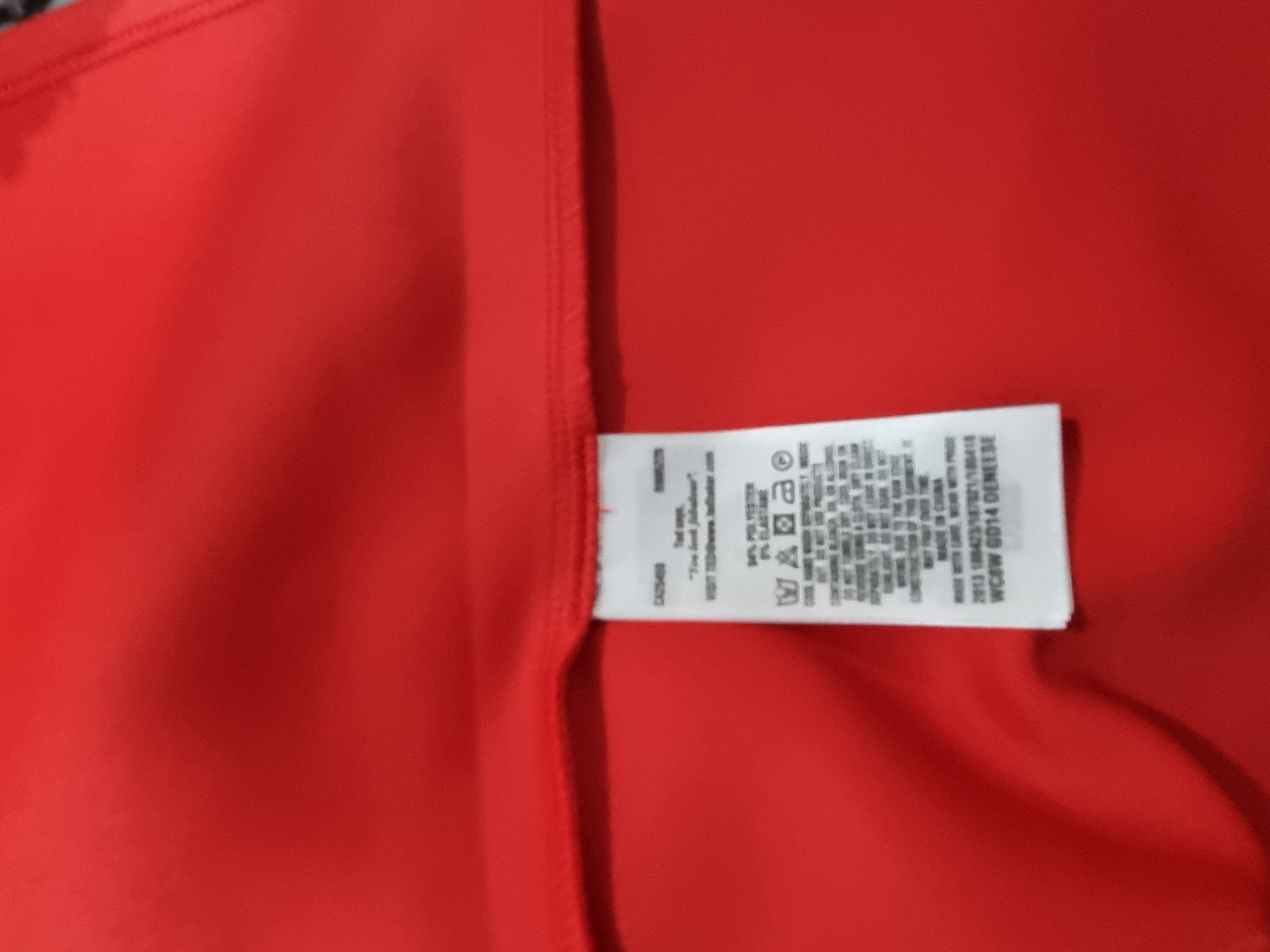 Red cocktail dress with pockets