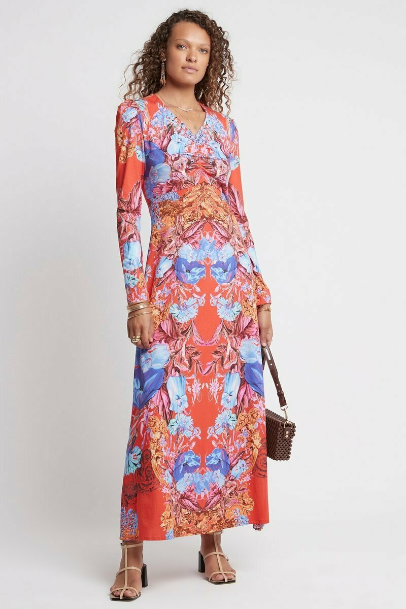 POWER OF LOVE COTTON MAXI DRESS