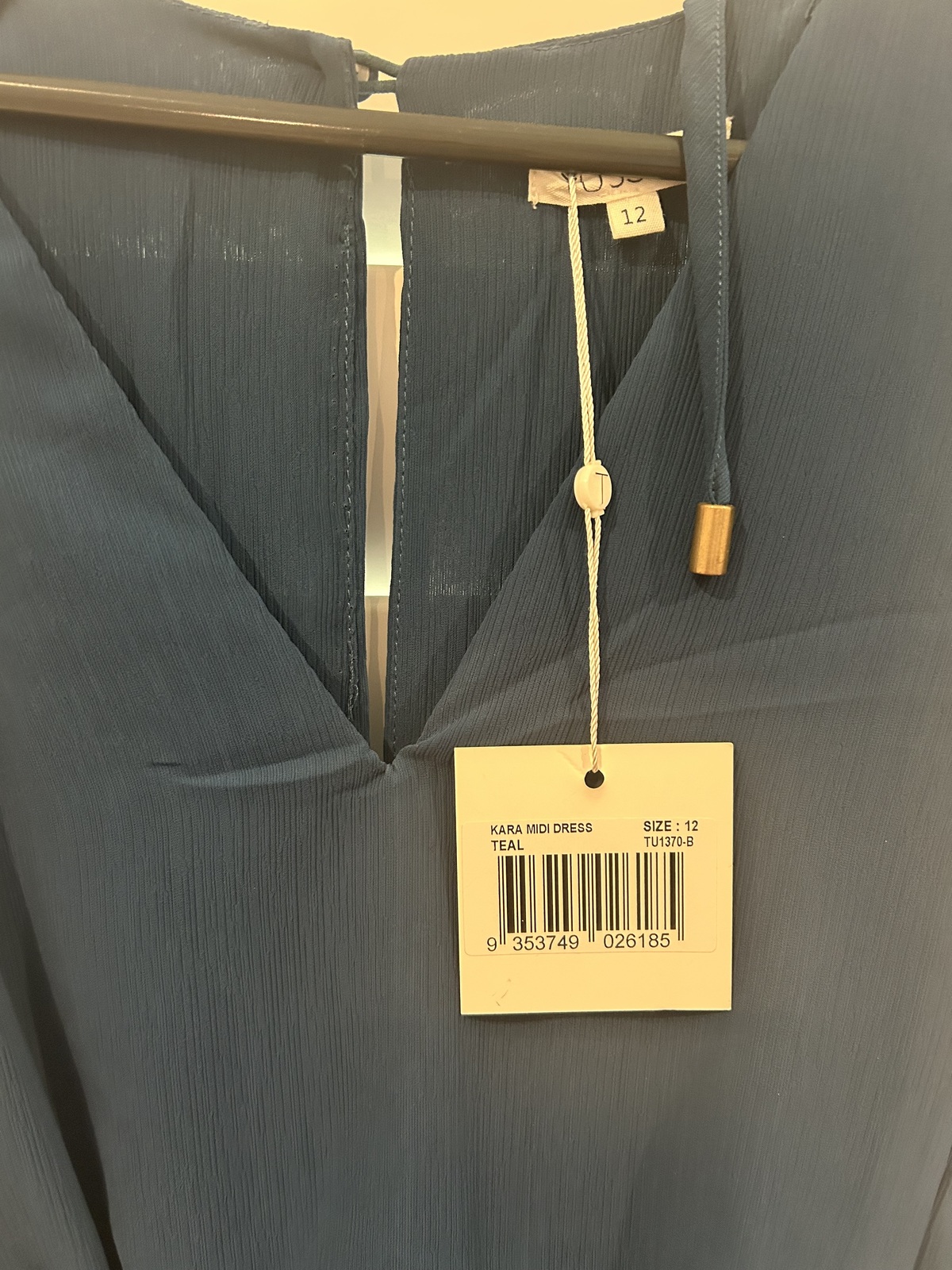 Kara Midi Dress size 12 new with tags 