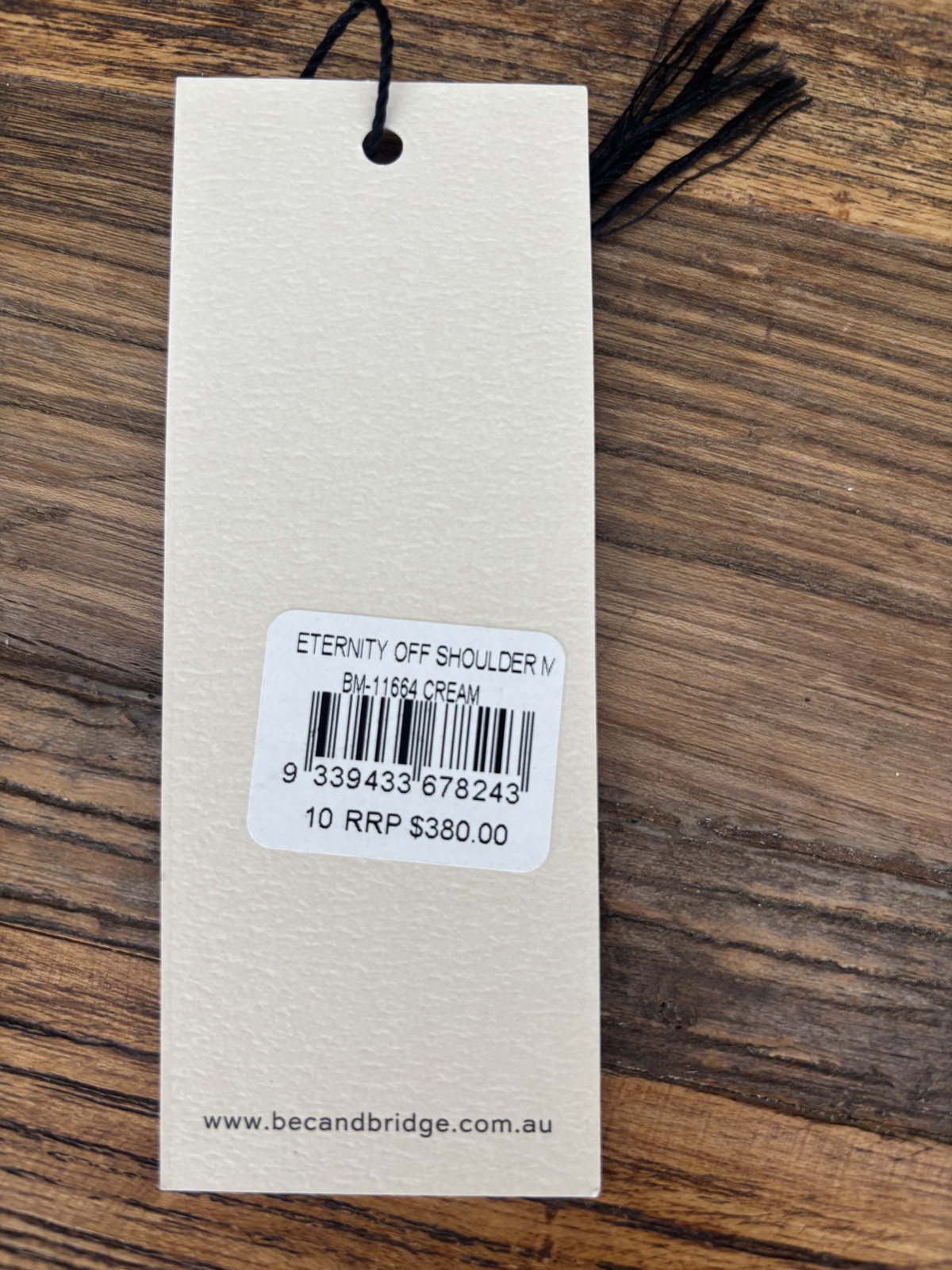  Eternity off shoulder dress