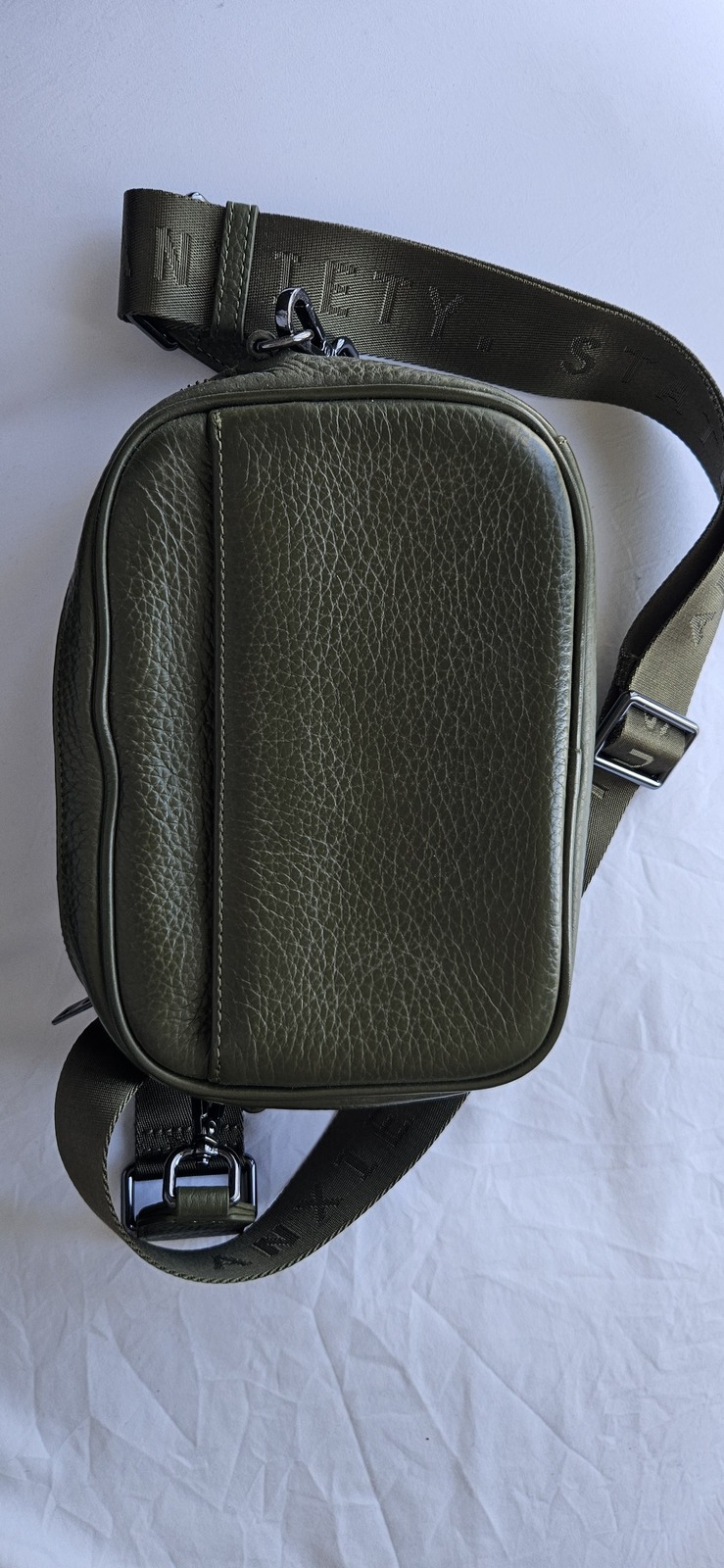 Plunder Bag Khaki with webbed and thin strap