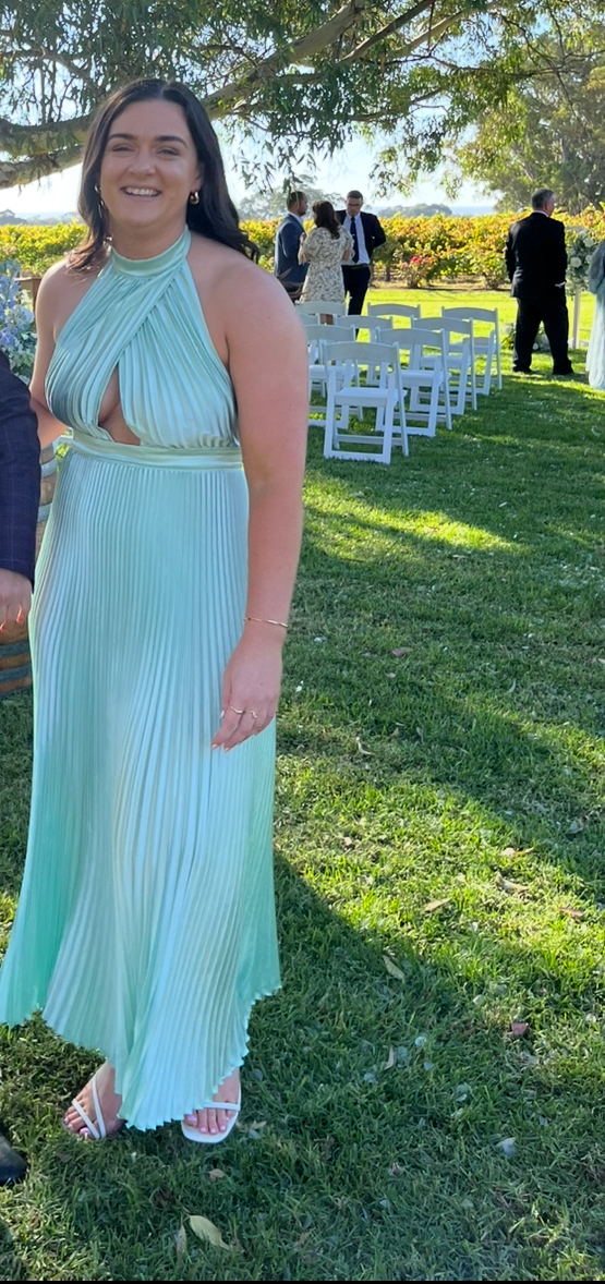 Renaissance Gown In Mint