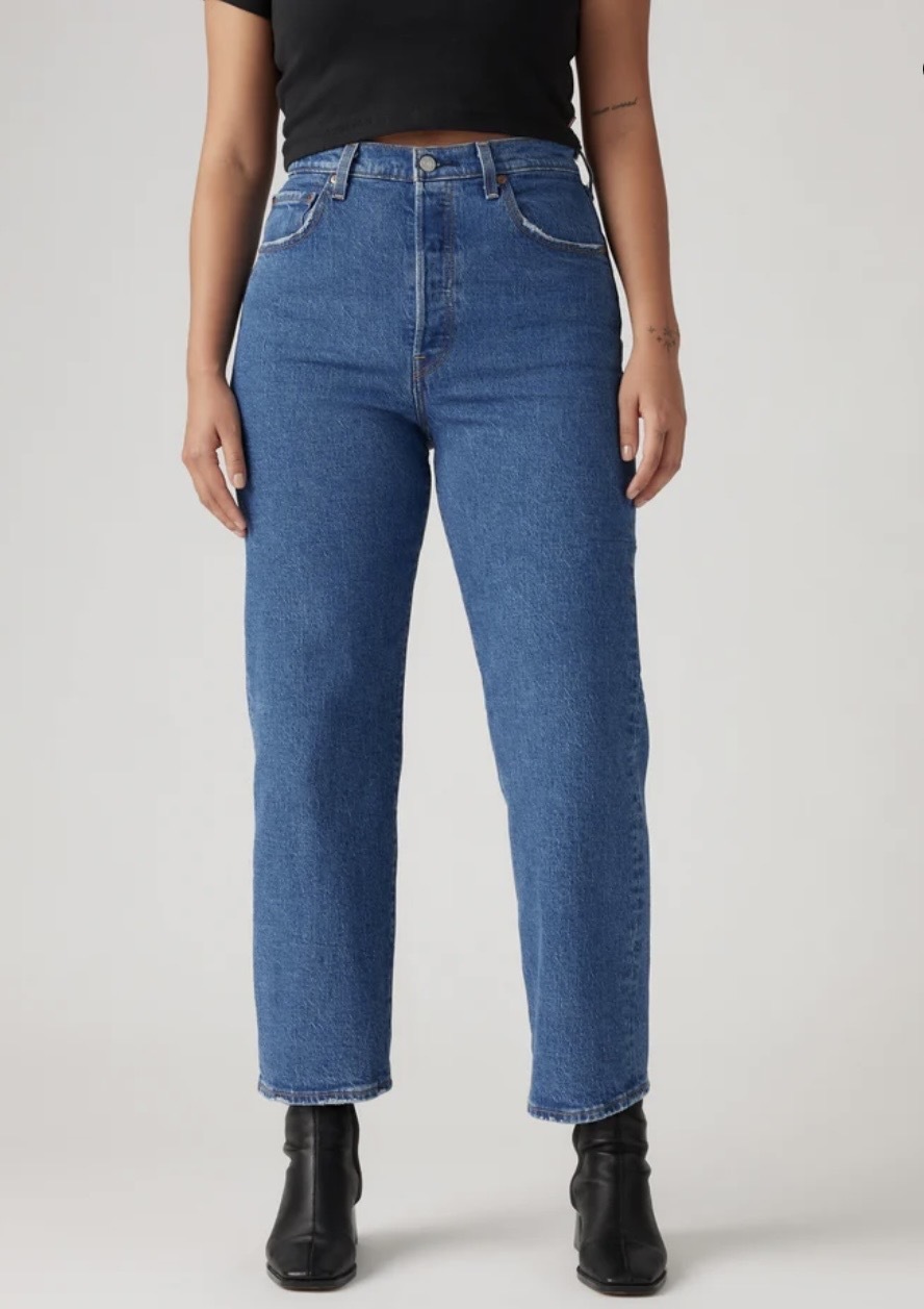 WOMEN'S RIBCAGE STRAIGHT ANKLE JEANS