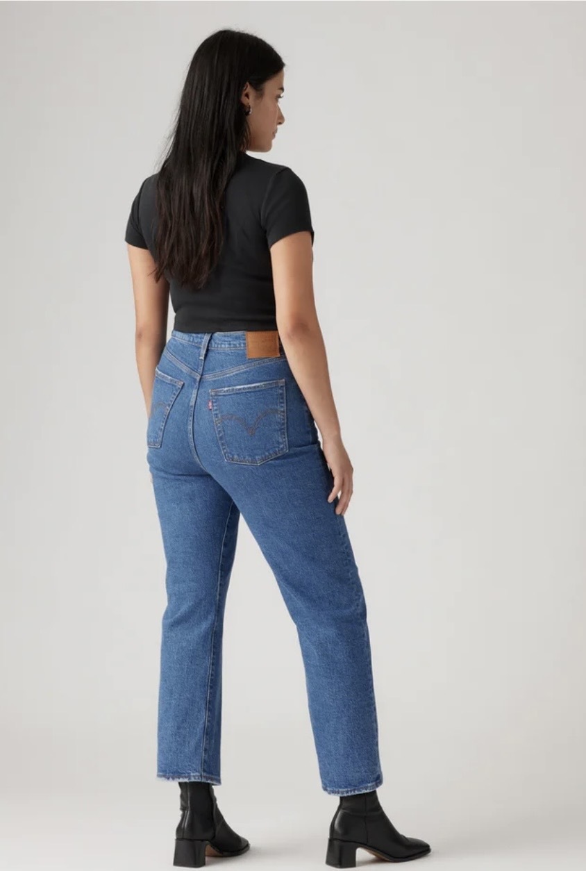 WOMEN'S RIBCAGE STRAIGHT ANKLE JEANS